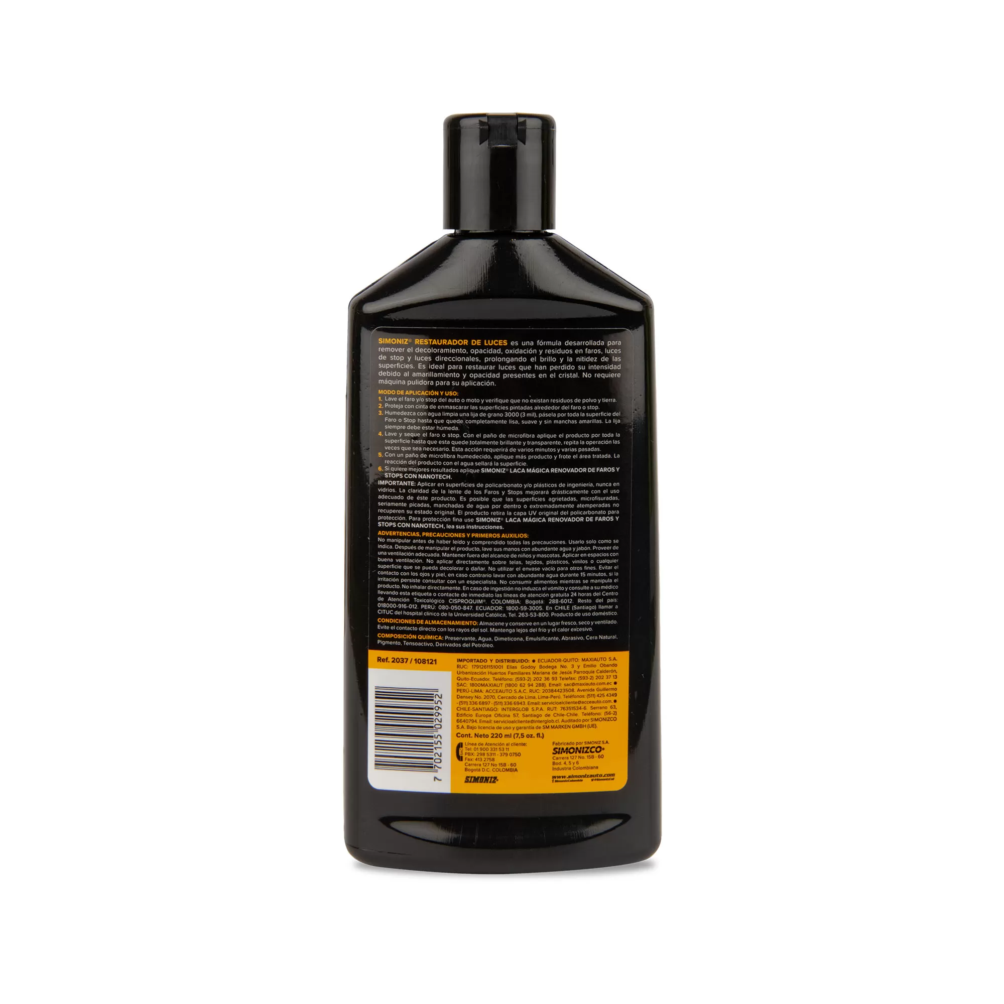 Restaurador De Luces Simoniz